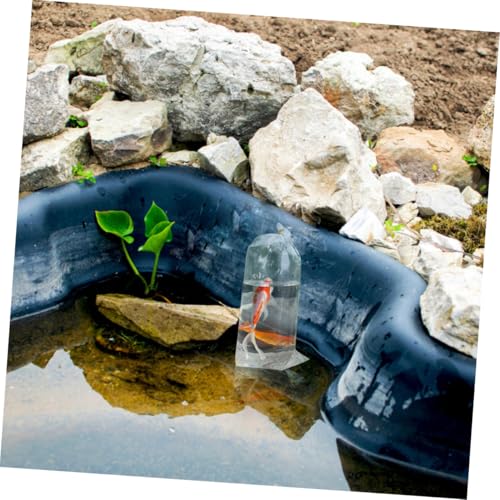20pcs Leak Clear Plastic Fish Transport Bags Transparent Aquarium Storage for Live Fish Shrimp and Aquatic Pets Easy Observation and Safe Transport