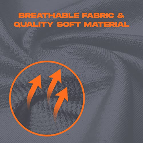 ARMORAY Face Mask Washable & Reusable Balaclava Neck Gaiter-Sun Protection Bandana Scarf Masks for Men & Women Hiking Fishing - color: Gray
