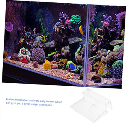 PRETYZOOM 32pcs Fish Tank Lid Support Clips Sturdy Aquarium Cover Holders Practical Accessories for Glass Tanks for Super