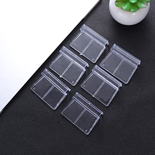 balacoo 10pcs Acrylic Fish Tank Cover Support Bracket Aquarium Holder Frame for Tanks for Fish Pets