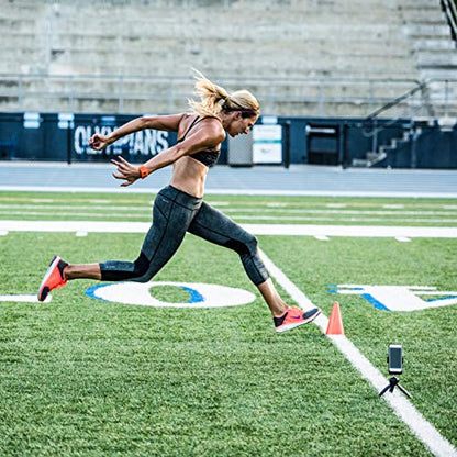 JAWKU Speed - The First Wearable to Measure Sprint Speed, Agility, Reaction Time/Test, Train and Track Performance - color: Orange
