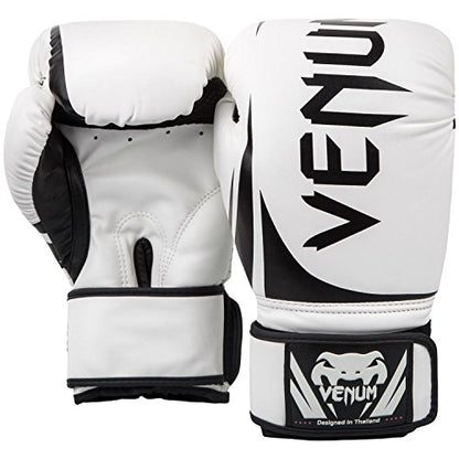 Venum Challenger Boxing Gloves - color: White/Black, size: 16-Ounce, style: Challenger 2.0