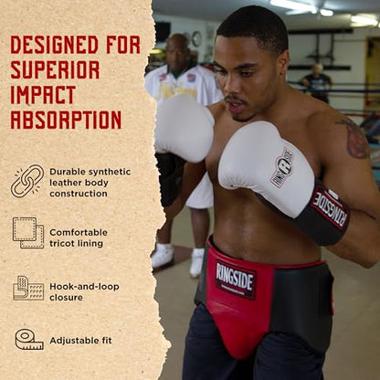 Ringside No Foul Boxing Groin Protector, Jockstrap Design, Groin Protector for Men, Ideal for Boxing, MMA, Muay Thai, Kickboxing, Workout, Training, and Competition - size: Medium
