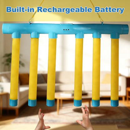 Reflective Drop Stick Challenge Game, Hand-Eye Coordination Reflex Training Toy with 3 Speed Modes, Interactive Catching Sticks Game