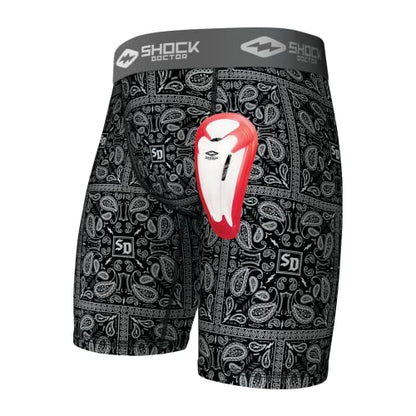 Shock Doctor Boys' Sd30280 - color: Paisley Black, size: Medium