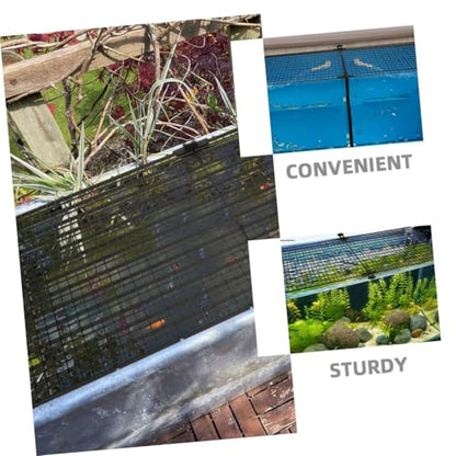 TOYANDONA 4Pcs Fish Tank Divider Board Plastic Grid Aquarium Covering for Betta Fish Separation Easy to Clean Versatile Barrier for Fish Safety and Habitat Expansion