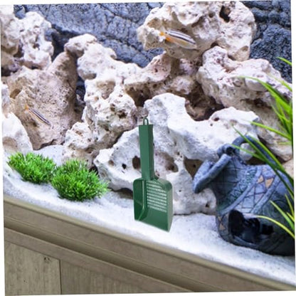 SUPVOX Multifunctional Fish Tank Sand Shovel Handheld Cleaning Tool for Gravel and Sediment Removal Aquarium Scoop for Easy Maintenance of Planted and Sand Tanks