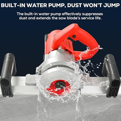 Professional 45° Tile Edge Cutter – 43 Degree Electric Chamfering Machine with Auto Water Spraying for Porcelain & Ceramic Tile Work, Labor-saving Tool