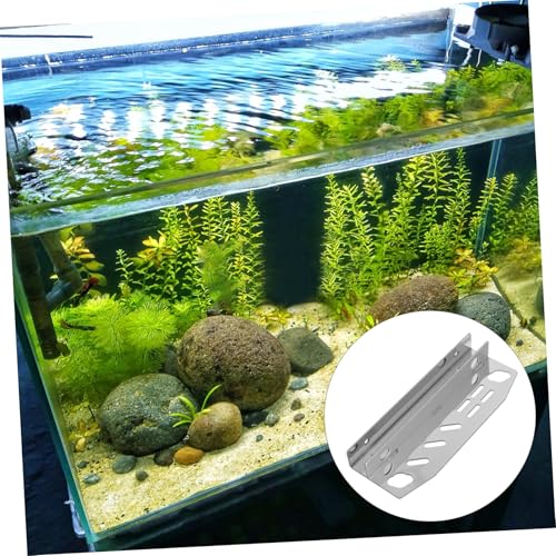 Abaodam Aquarium Tool Display Rack for Fish Tank Maintenance Stainless Steel Tweezers Scissors for Organized Aquatic Plant Care and Cleaning Efficient Storage for Fish Tank Supplies