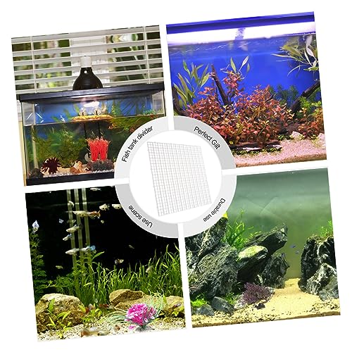 ibasenice 1set Aquarium Grid Divider Fish Tank Isolation Panel for Fish Survival Cups for Breeding and Aquariums