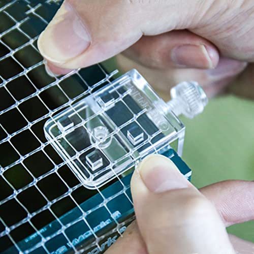 2pieces Aquarium Net Clamp Clear Mesh Netting Fish Tank Anti-Jumping Clamp Anti-Escape Replacement Clips Fish Tank Glass Cover Clips