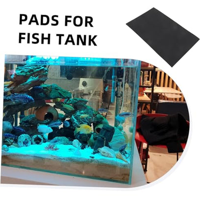 UPKOCH 2pcs Aquarium Leveling Mat: 19.6 X 11.7 Inch Non-Slip Shockproof Cushion - Thicken Fish Tank Pad for Under Tank Support Accessories
