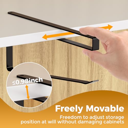 Tumbler Lid Organizers, Ample Lid Capacity Up to 15 Lids, No Adhesive No Drill Tumbler Lid Organizer Holder Inside Cabinet, Space-Saving Tumbler Cup Lid Holder Organizer