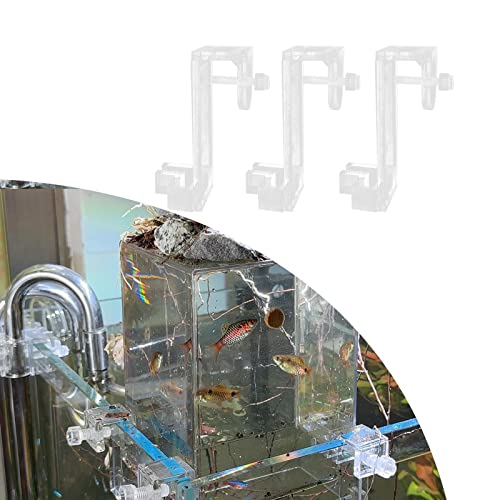 Negative Pressures Fish Tank Bracket Fish Tank Fittings Small Clear Newborn Fry Fish Breeding Box Desktop Aquarium Accessory, A 10cm - color: A 10cm