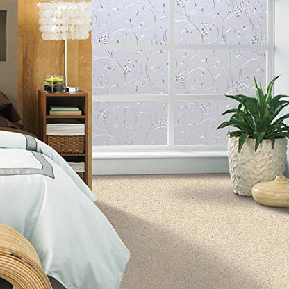 Window Privacy Film Static Cling Non-Adhesive Window Film Frosted Glass Bathroom Door Decoration Privacy Covering (17.7"x 78.7")