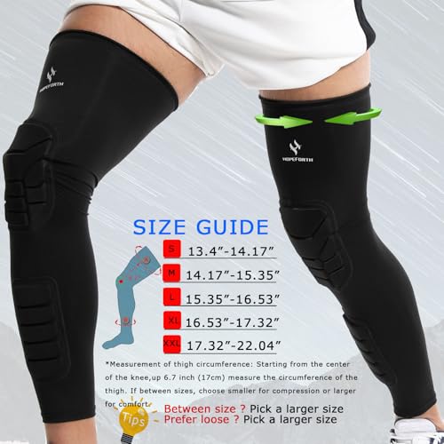 Knee Calf Padded 2 Pack Compression Leg Sleeve Shin Protective Support - size: X-Large