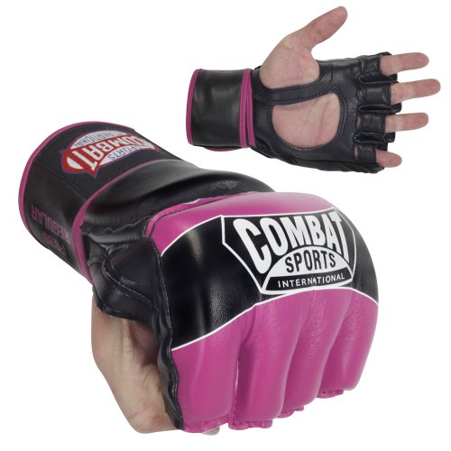 Combat Sports Pro Style Grappling MMA Gloves - color: Pink, size: Standard