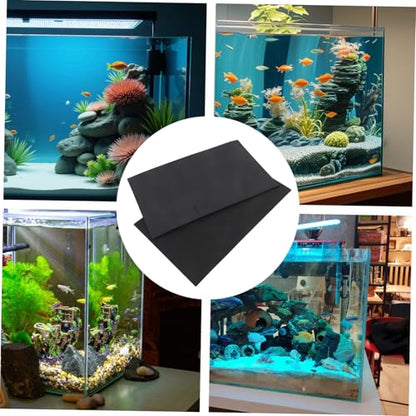 2pcs Non Slip Aquarium Leveling Mat Shockproof Fish Tank Cushion for Vibration Dampening Silent Operation Protective Wear Resistant Support