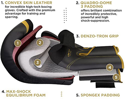 RDX Kids Unfilled Punching Bag Set 2FT, Non Tear Maya Hide Leather Kara Junior Hanging Bag for Kickboxing MMA Muay Thai Taekwondo Karate BJJ Strength Training, Home Gym Equipment - color: GOLDEN