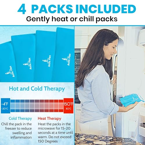 Vive Elbow Ice Pack Wrap - Ultra Cold Gel Ice Pack for Injuries Reusable | Elbow Support Compression for Cold/Hot Therapy - Adjustable for Men/Women, Sports Recovery, Arthritis, Tendonitis Pain Relief - style: Ice Pack