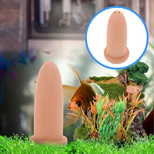 Fish Breeding Cones Cave, Ceramic Angelfish Spawning Barrels with Grid Spawning Slates Fish Tank Reproduction Ornament Aquarium Separator