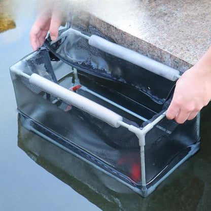Generic Aquarium Breeder Net Isolation Box with Zipper Nylon Mesh for Fish Spawn Hatchery - size: 42x22x22cm