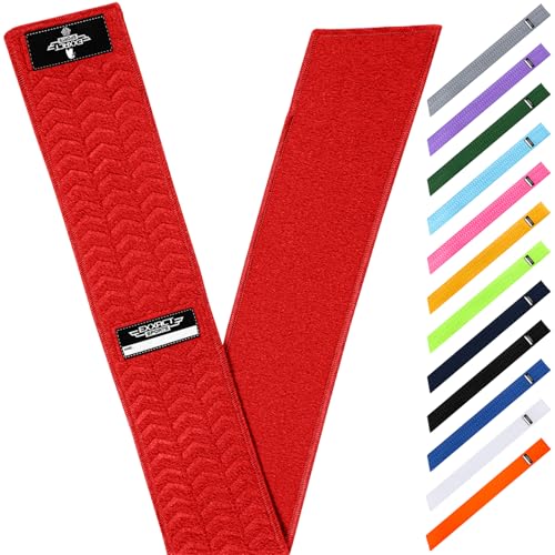 Exxact Sports Streamer Red Football Towel with Hook & Loop (Red) - color: Red