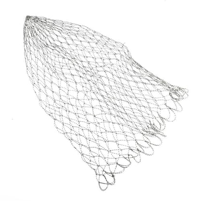 ‌Fishing Landing Net Replacement Nylon Mesh Catch & Release Net for Bass/Trout - size: 40×60cm