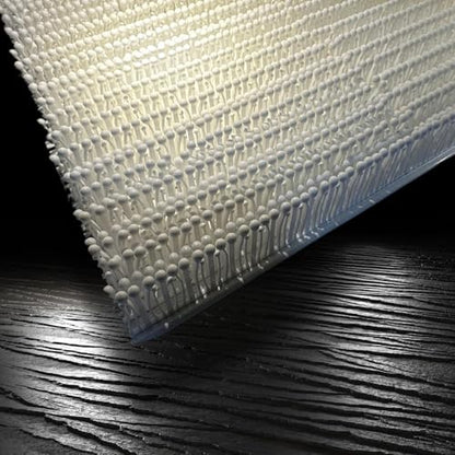 Dryland Ski Training Mat - Modular 50x50cm (19.7x19.7 inch) Panels, White, PP Material for Indoor/Outdoor Practice