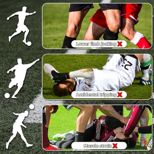 3 Pair Soccer Shin Guards, BOSOIRSOU Lightweight Breathable Mini Shin Guard EVA Cushion Protection Calf Protective Gear Shin Guards for Youth and Adults for Football Equipment