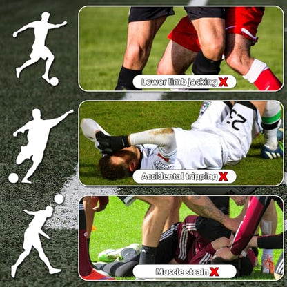 3 Pair Soccer Shin Guards, BOSOIRSOU Lightweight Breathable Mini Shin Guard EVA Cushion Protection Calf Protective Gear Shin Guards for Youth and Adults for Football Equipment
