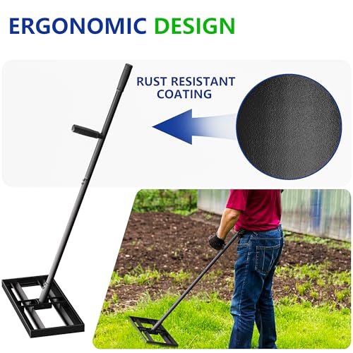Lawn Leveling Rake,Leveling Rake for Soil or Dirt Ground Courtyard
