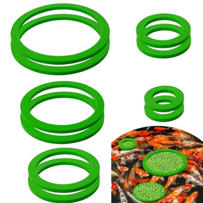 Aquarium Floating Plant 5/10Pcs Floating Plant Holder Fish Feeding Rings for Fishtanks 80-200mm Pet Supplies