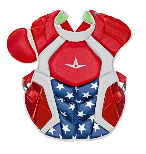 All-Star S7 AXIS Pro Chest Protector - SEI & NOCSAE Certified - color: USA