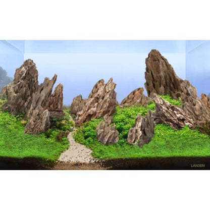 Natural Dragon Stones (16lbs, 2~8 inches,7-8pcs) for Aquascaping Terrariums, Paludariums,Vivariums, Reptile and Amphibian Enclosures - size: 01 Dragon(Ohko) Stone(2-8inch,16lbs)