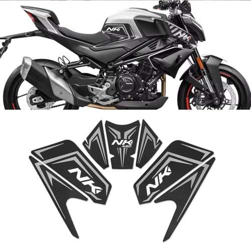 For 450NK 2025 450 NK Motorcycle Accessories Fuel Tank Protection Stickers Gas Tank Pad Anti Slip Decoration Decals Kits (Gray) - color: 450NK gray