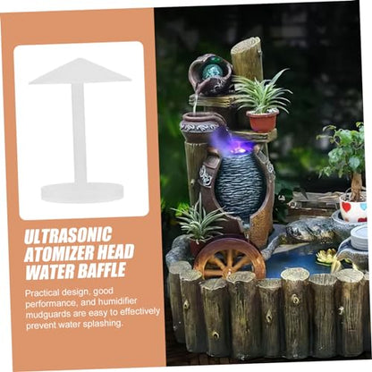 8pcs Rockery Humidifier Splash Guard Replacement Humidifier Splash Guards for Fish Tank Easy to Install Plastic Material