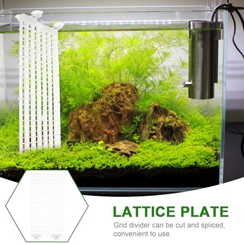 POPETPOP Plastic Grid 1 Set Plastic Fish Tank Trays 75 Gallon Aquarium Lid Aquarium Divider Fish Tank Supplies Splitter Partition Plate Dividing Line Water Tank Stitching Egg Crates
