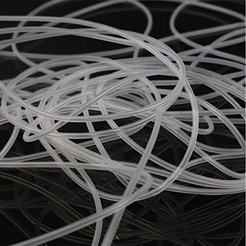 5m Silicone Capillary Tube, 0.5mm 0.8mm 1mm 2mm Food Grade Hose Silicone Rubber Tube, 10m Long Thin Tube Protection Sleeve, 1pcs (Color : 0.5 x 1mm)