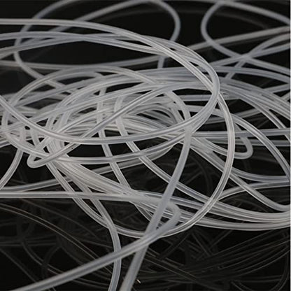 5m Silicone Capillary Tube, 0.5mm 0.8mm 1mm 2mm Food Grade Hose Silicone Rubber Tube, 10m Long Thin Tube Protection Sleeve, 1pcs (Color : 0.5 x 1mm)