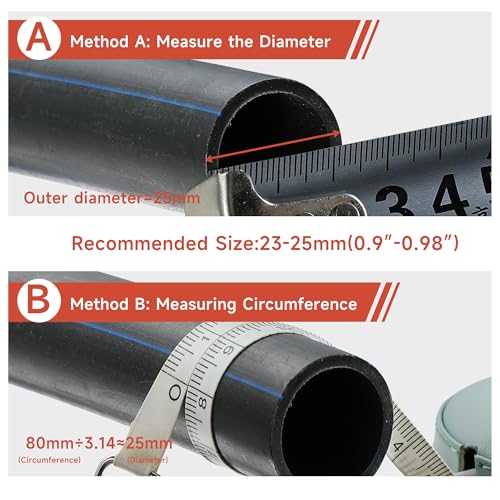 AKIHISA T-Bolt Hose Clamp,17-19mm OD Range 304 Stainless Steel Pipe Strap Clamp, Adjustable Heavy Duty Tube Clamp (4Pack, 0.67" to 0.75") - size: 17-19mm 4pack