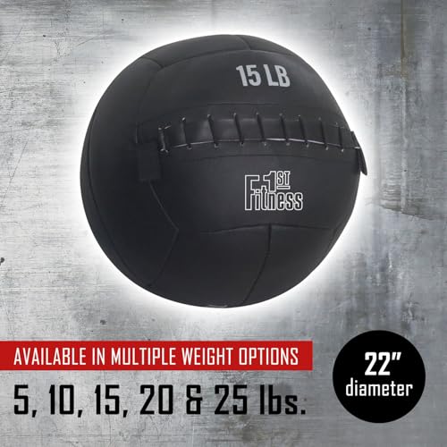 Fitness First Soft Wall Ball for CrossFit & Functional Training - size: 20lb, new