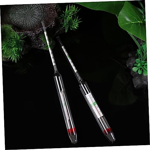 Glass Fish Tank Hydrometer Saltwater Meter Automatic Temp/Tester for Aquarium
