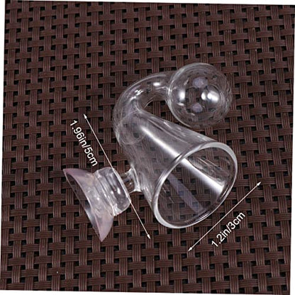 2pcs Glass Concentration Monitor for Aquariums Fish Tank Carbon Dioxide Detector Accurate Levels for Healthy Aquatic Plants and Fish - size: Size 1