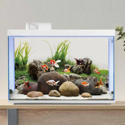 AWERT 30x12 inches Seaweed Aquarium Background Aquatic Plant River Bed & Lake Fish Tank Background Stone Aquarium Background Vinyl Background