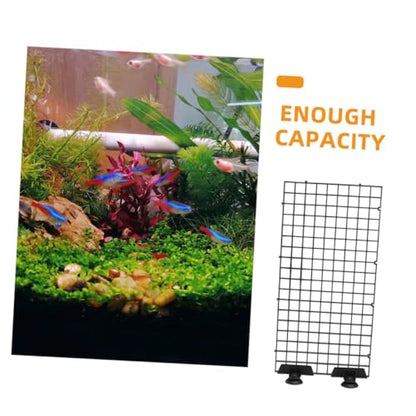 1set Fish Tank Divider Grid Sturdy Plastic Aquarium Isolation Board Filtration Grid for Easy Installation and Waste Filtration Compatible Various Tank