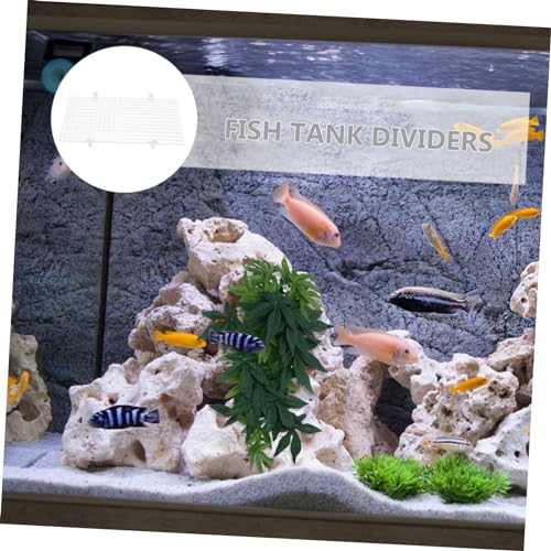 2pcs Fish Tank Divider Isolation Board Easy Install Aquarium Divider for Fish Tank Covers Keeps Species Separate
