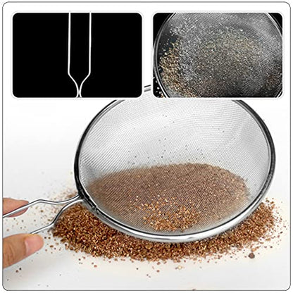 STOBOK 2pcs Pet Sand Shovel Reptile Sand Scoop Mesh Skimmer Scooper Pet Poo Shovel Kitchen Strainer Cat Litter Scoop Mesh Strainer Premium Sand Shovel Climbing Pet Barbed Wire Fine Mesh