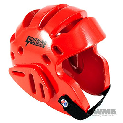 Proforce Lightning Headgear - color: Red, size: Youth