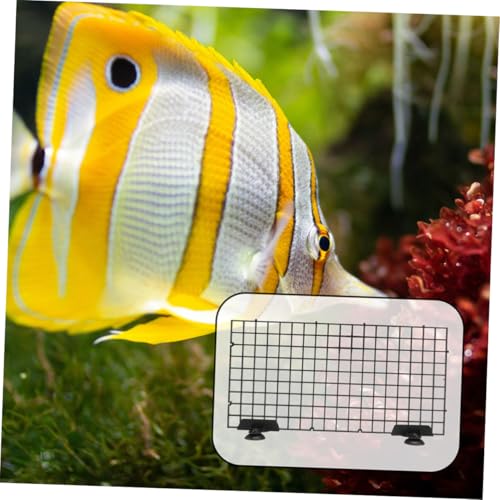 4sets Aquarium Divider with Plastic Grate Isolation Board for Fish Tank Easy Installation Sturdy Crate Diffuser Grid Panel Bottom Tray for Multiple Species